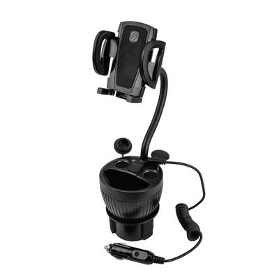 Scosche Cup-Holder Mount and Charging Hub - UH2PCUP
